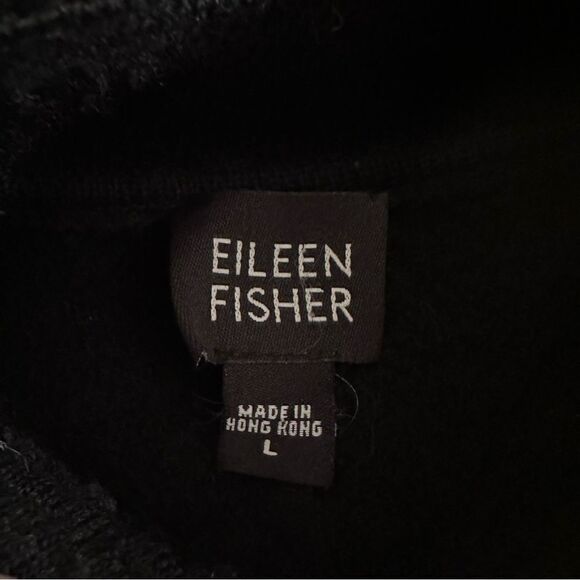 Eileen Fisher Wool Jacket with Ribbed Sleeves - Picture 5 of 8